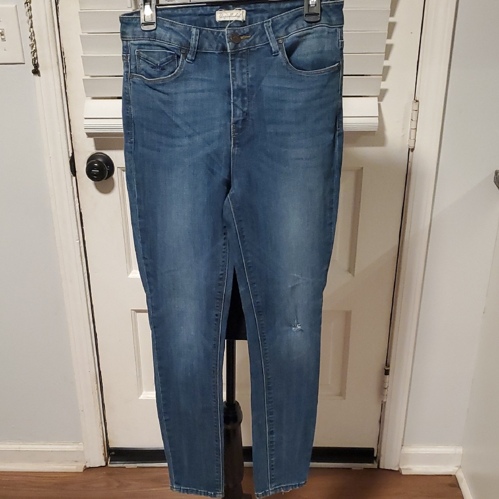 Unpublished Dark Blue Skinny Denim Jeans
